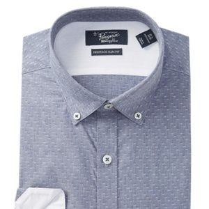 Original Penguin Dobby Heritage Slim Fit Dress Shi